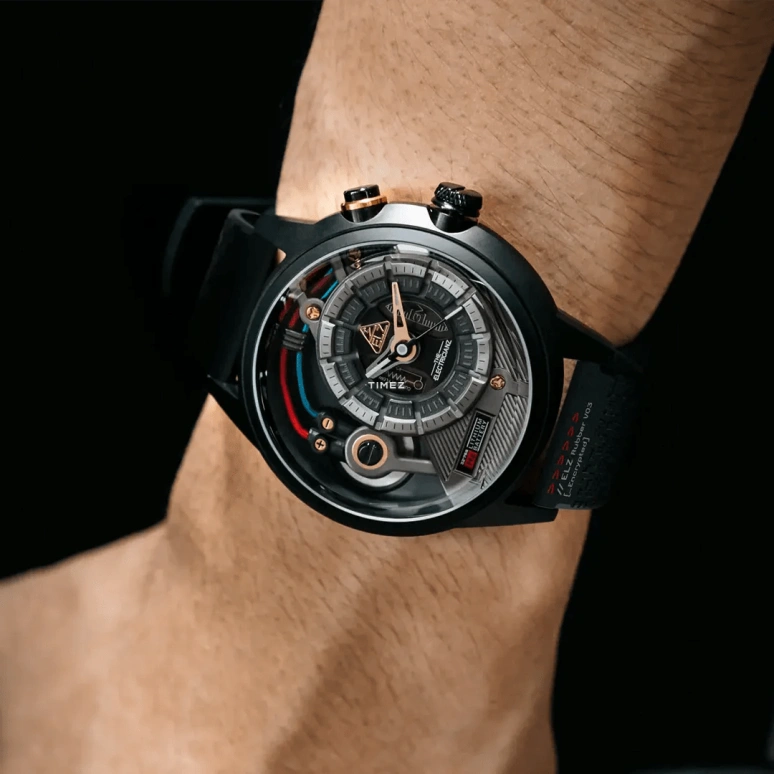 THE ELECTRICIANZ,其它 45毫米,45毫米,精钢,黑色,石英,矿物水晶,圆形,ZZ,ZZ-A3C/05-CLD