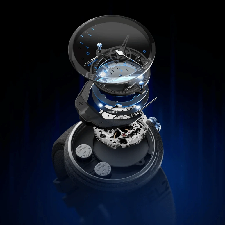 THE ELECTRICIANZ,其它 46毫米,46毫米,精钢,蓝色,自动上弦,42小时,矿物水晶,ZZ,ZZ-D1C/01-CRD