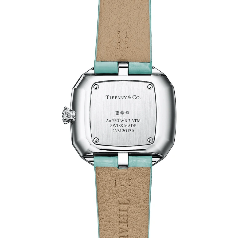 蒂芙尼,Eternity 28毫米,28毫米,白金,白色,石英,枕形,银色,75366108