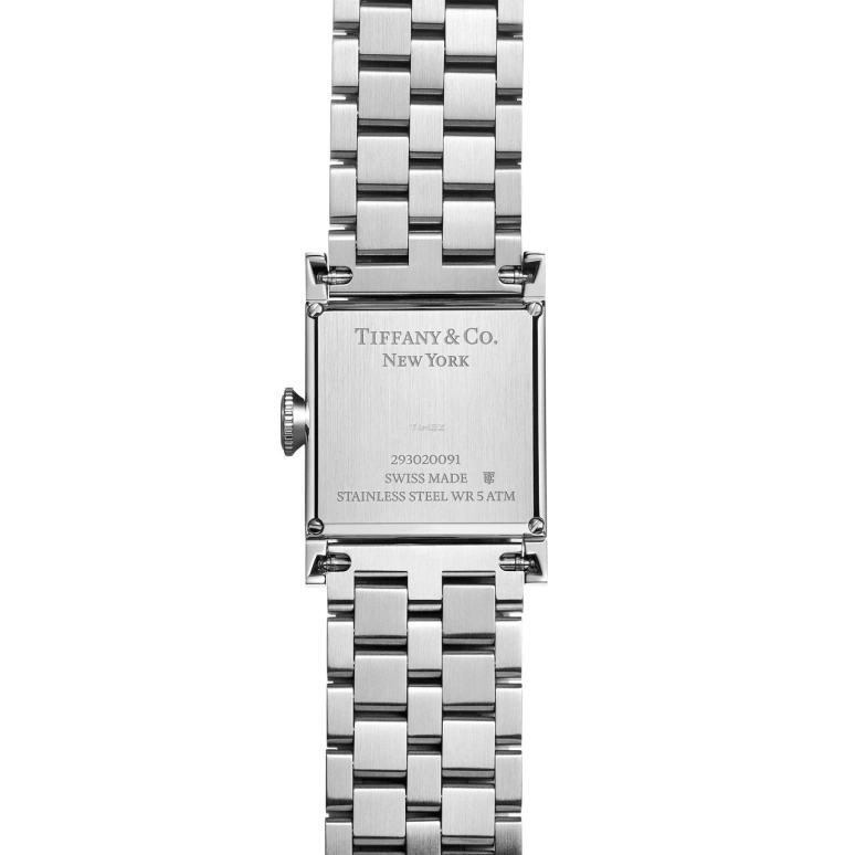 蒂芙尼,Union Square 20毫米,20毫米,精钢,蓝色,石英,方形,银色,73332575