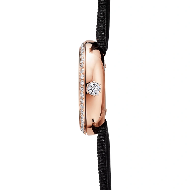 Tiffany,ETERNITY 28mm,28mm,Rose Gold,Black,Quartz,Sapphire,Crystal Glass,Round,69643108