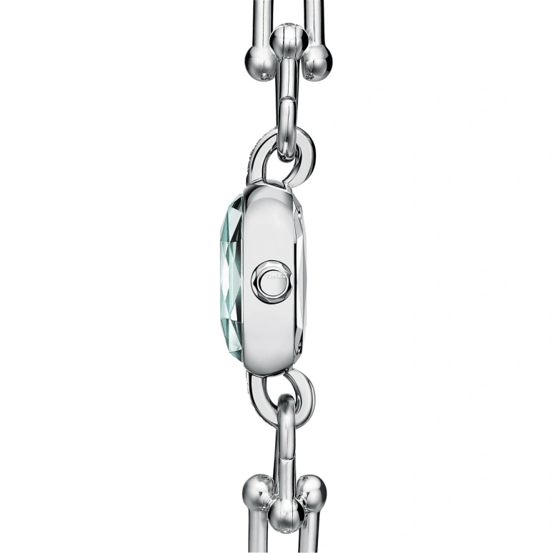 蒂芙尼,Tiffany HardWear 24.50毫米,24.50毫米,精钢,蓝色,石英,方形,银色,73331277