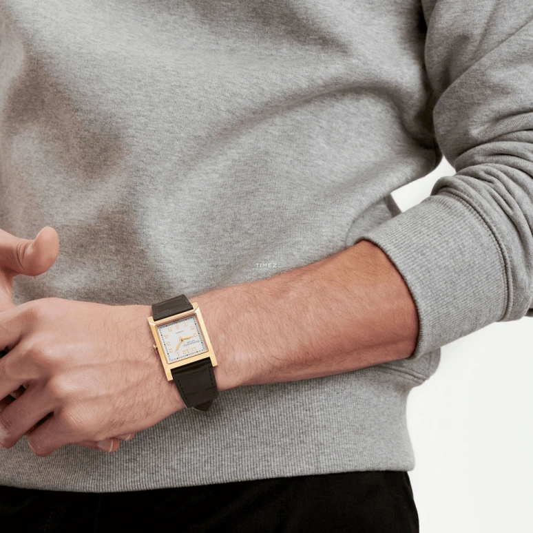 蒂芙尼,Union Square 30毫米,30毫米,黄金,精钢,白色,自动上弦,方形,黄金色,74862713