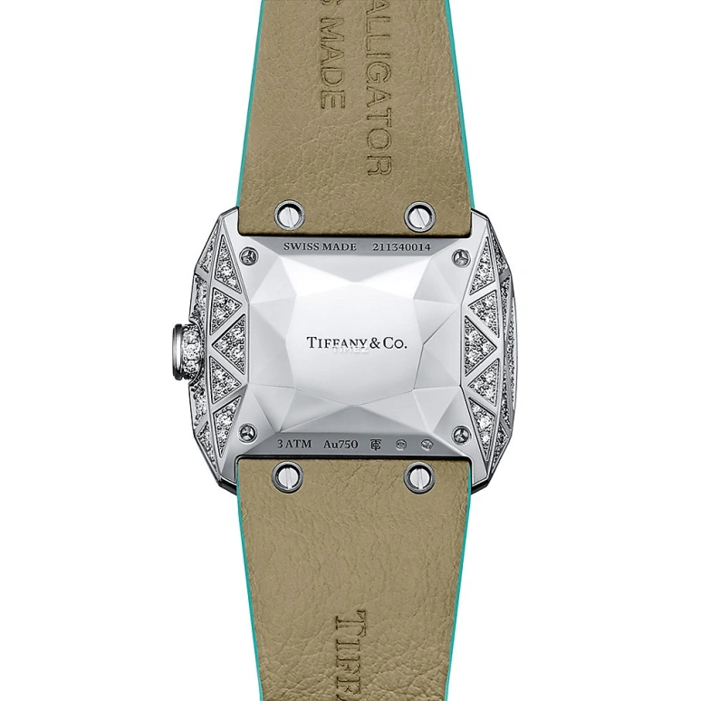 蒂芙尼,Carat 128 30毫米,30毫米,白金,银色,石英,枕形,74863485