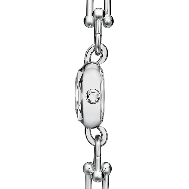 蒂芙尼,Tiffany HardWear 24.50毫米,24.50毫米,不锈钢,银色,石英,枕形,GRP12332