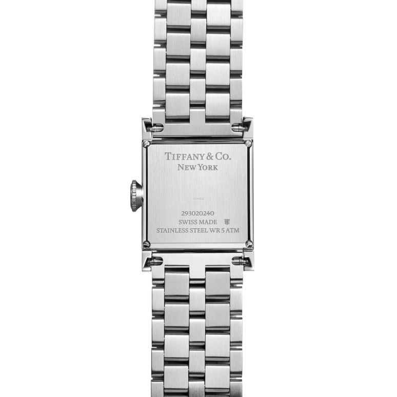 蒂芙尼,Union Square 20毫米,20毫米,精钢,蓝色,石英,方形,银色,74384161