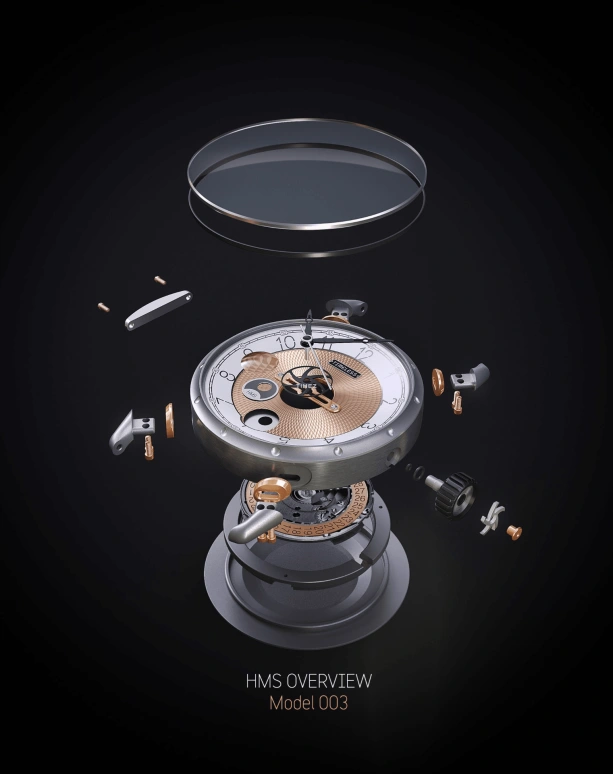 Timeless,其它 41.50毫米,41.50毫米,不锈钢,玫瑰金色,银色,自动上弦,日历,44小时,003 WH,003 WH-G-BR