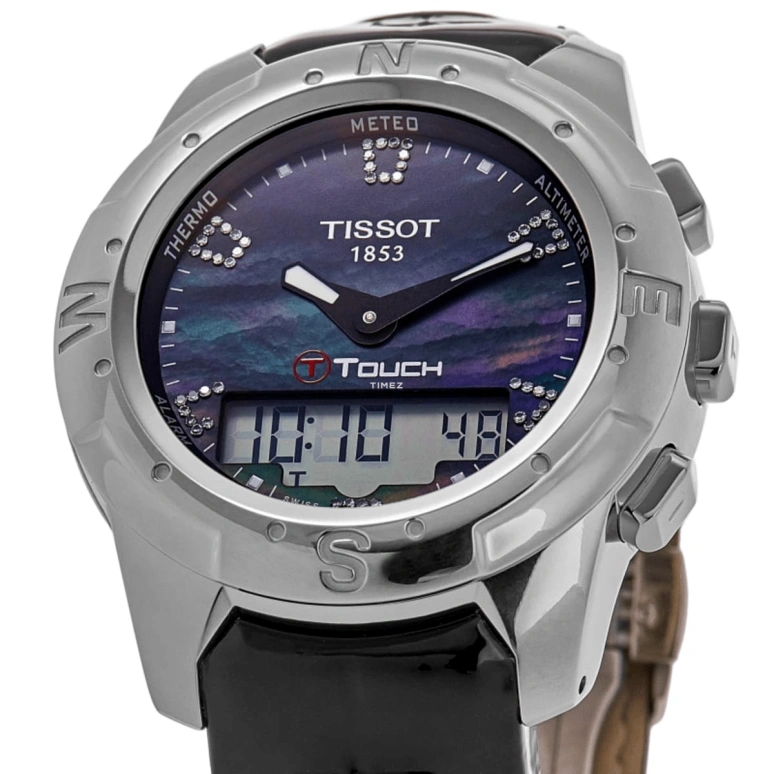 Tissot,Touch 43mm,43mm,Titanium Gold,Blue,Quartz,Perpetual Calendar,Sapphire,Crystal Glass,T047,T047.220.46.126.00