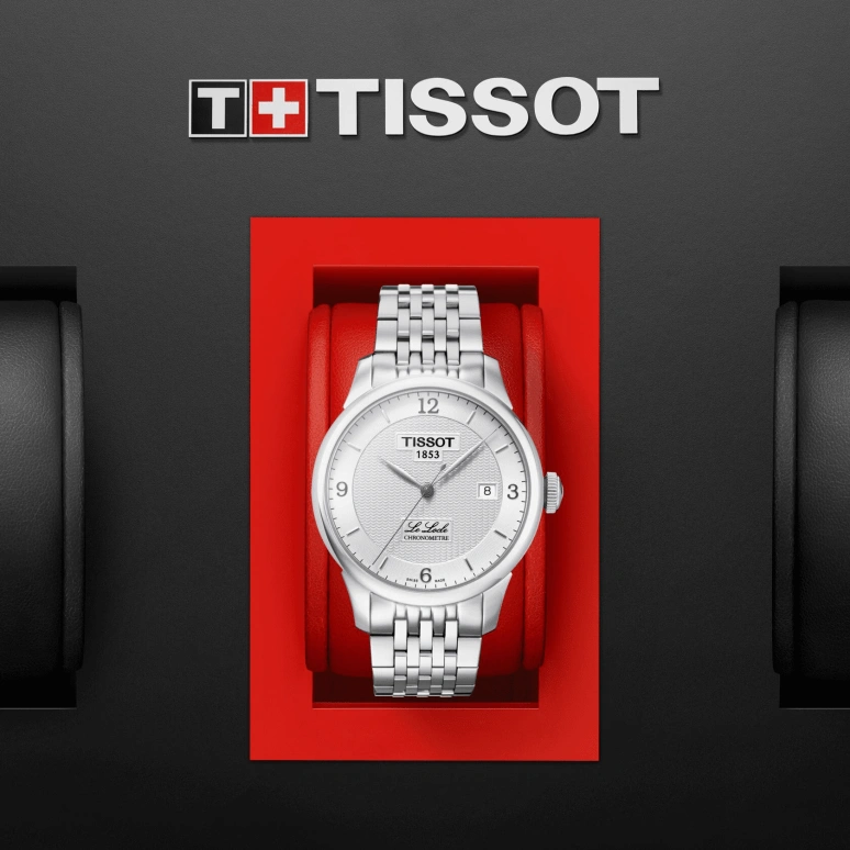 Tissot,Le Locle 39.30mm,39.30mm,Stainless Steel,Silver,Automatic,Chronograph,Date,T006,T006.408.11.037.00