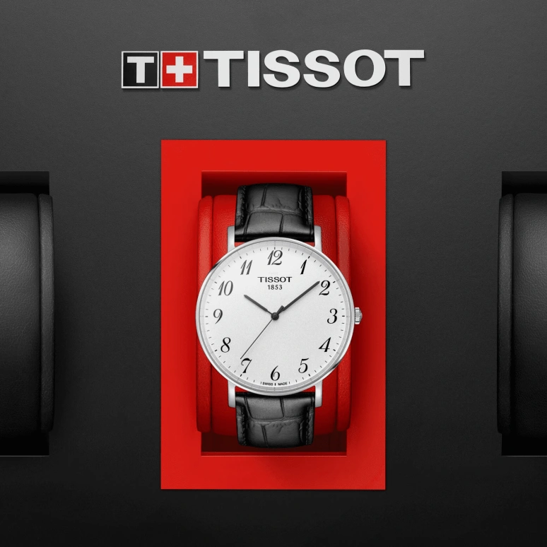 Tissot,Everytime 42mm,42mm,Stainless Steel,Silver,Quartz,Sapphire,Crystal Glass,Round,T109,T109.610.16.032.00