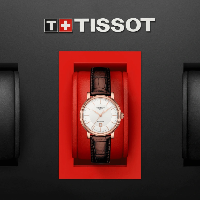 Tissot,Carson 30mm,30mm,Stainless Steel,Silver,Automatic,Date,38hours,T122,T122.207.36.031.00