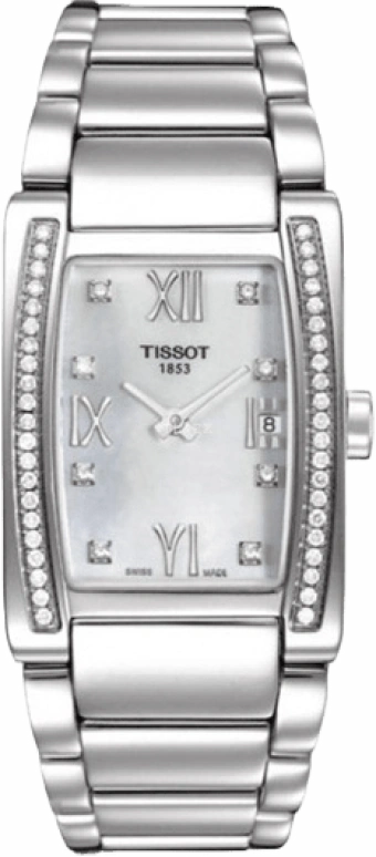 Tissot,T-Trend 24.50mm,24.50mm,Stainless Steel,White,Quartz,Date,26280hours,T007,T007.309.11.116.01