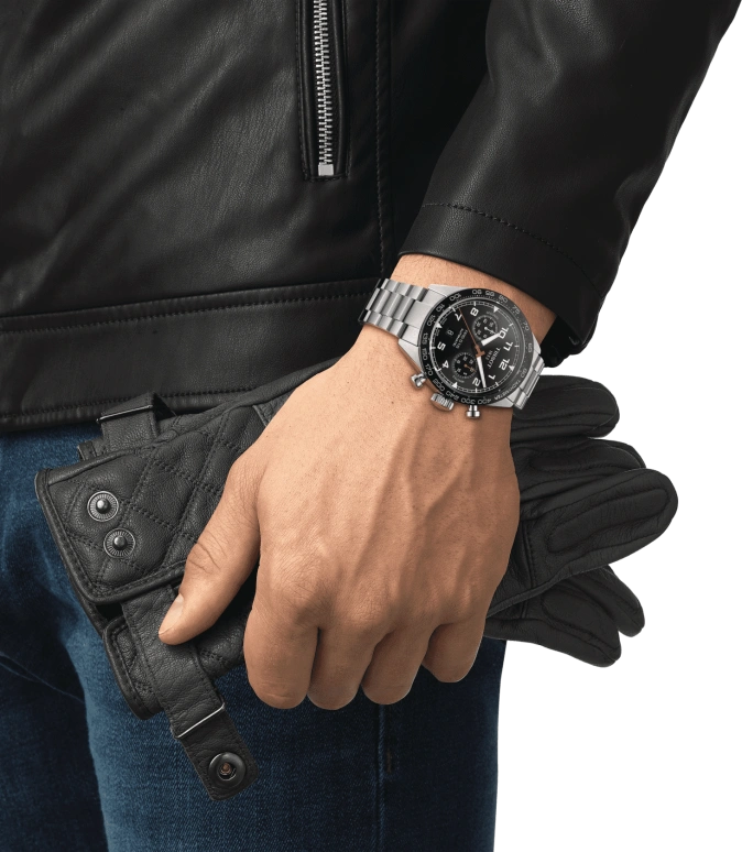 Tissot,PRS 516 45mm,45mm,Ceramic,Stainless Steel,Black,Automatic,Chronograph,Date,T131,T131.627.11.052.00