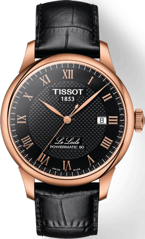 Tissot,Le Locle 39.30mm,39.30mm,Stainless Steel,Black,Automatic,Chronograph,Date,Hollow Out,T006,T006.407.36.053.00