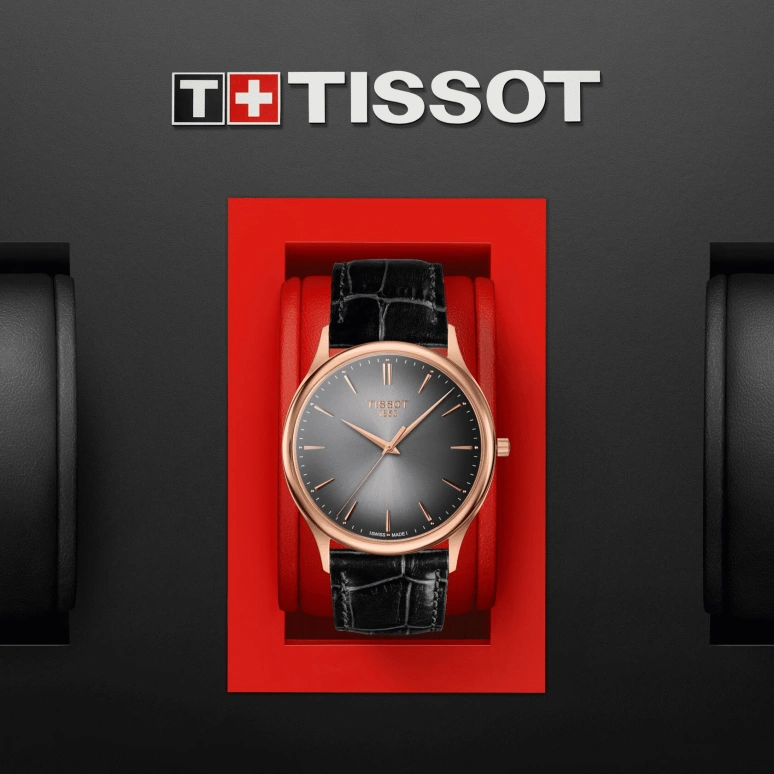 Tissot,T-Gold 40mm,40mm,Rose Gold,Grey,Quartz,Day,Sapphire,T926,T926.410.76.061.00