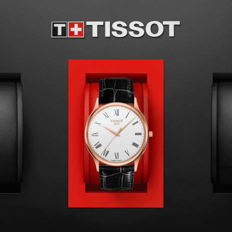 Tissot,T-Gold 40mm,40mm,Rose Gold,Silver,Quartz,Day,Sapphire,T926,T926.410.76.013.00