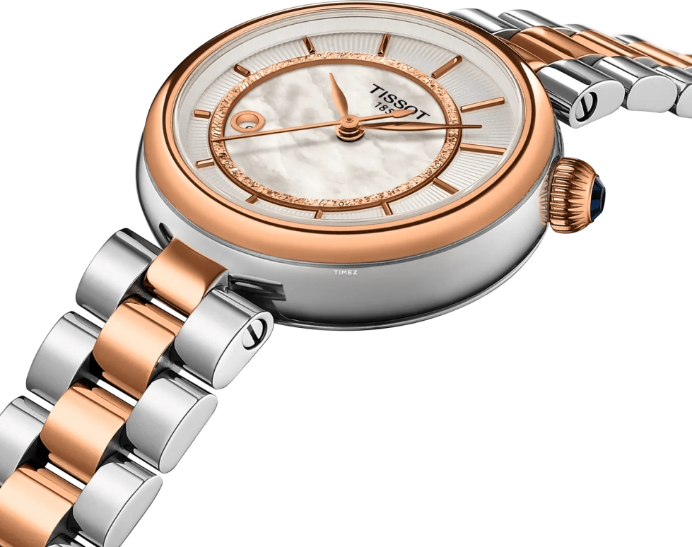 天梭,小美人 28毫米,28毫米,精钢,白色,自动上弦,日历,蓝宝石,水晶玻璃,T152,T152.207.22.111.00