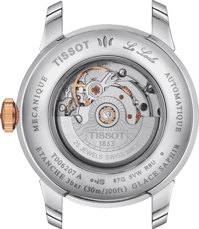 Tissot,Le Locle 29mm,29mm,Stainless Steel,Silver,Automatic,Date,38hours,T006,T006.207.22.038.00