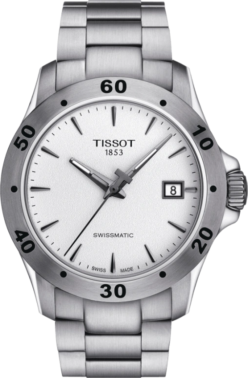 Tissot,V8 42.50mm,42.50mm,Stainless Steel,Silver,Automatic,Date,72hours,T106,T106.407.11.031.01