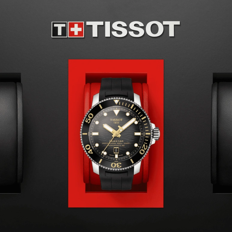 Tissot,Seastar 46mm,46mm,Ceramic,Stainless Steel,Grey,Automatic,Chronograph,Date,Hollow Out,T120,T120.607.17.441.01