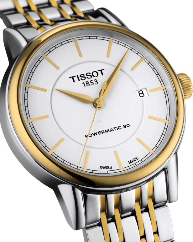 Tissot,Carson 40mm,40mm,Stainless Steel,Silver,Automatic,Day,80hours,T085,T085.407.22.011.00