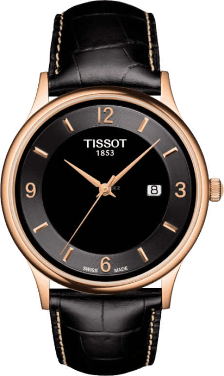 Tissot,Dream 39mm,39mm,Rose Gold,Black,Quartz,Date,26280hours,T914,T914.410.46.057.00