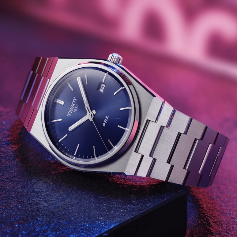 Tissot,PRX 40mm,40mm,Stainless Steel,Blue,Quartz,Date,Sapphire,T137,T137.410.11.041.00