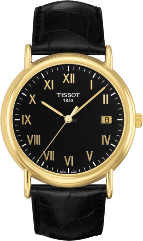 Tissot,Carson 40mm,40mm,Yellow Gold,Black,Quartz,Chronograph,Date,T907,T907.410.16.053.00