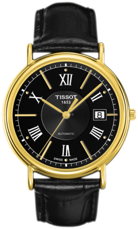 Tissot,Carson 40mm,40mm,Yellow Gold,Black,Automatic,Chronograph,Date,T907,T907.407.16.058.00