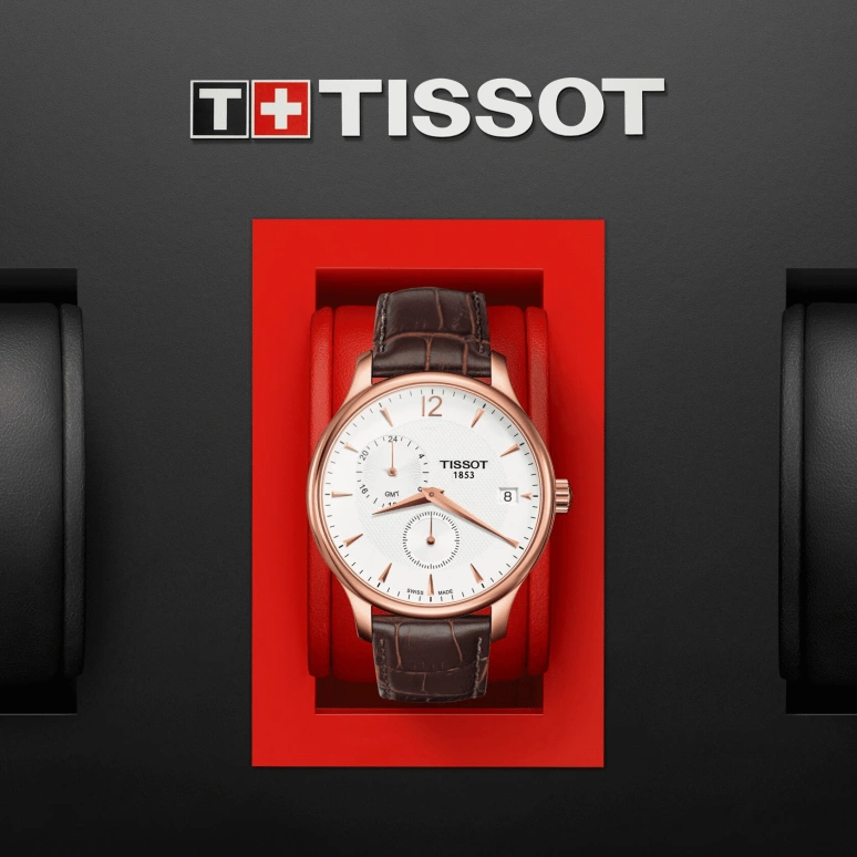 Tissot,T-Classic 42mm,42mm,Stainless Steel,Rose Gold,White,In-house Caliber,Sapphire,Rose,T063,T063.639.36.037.00