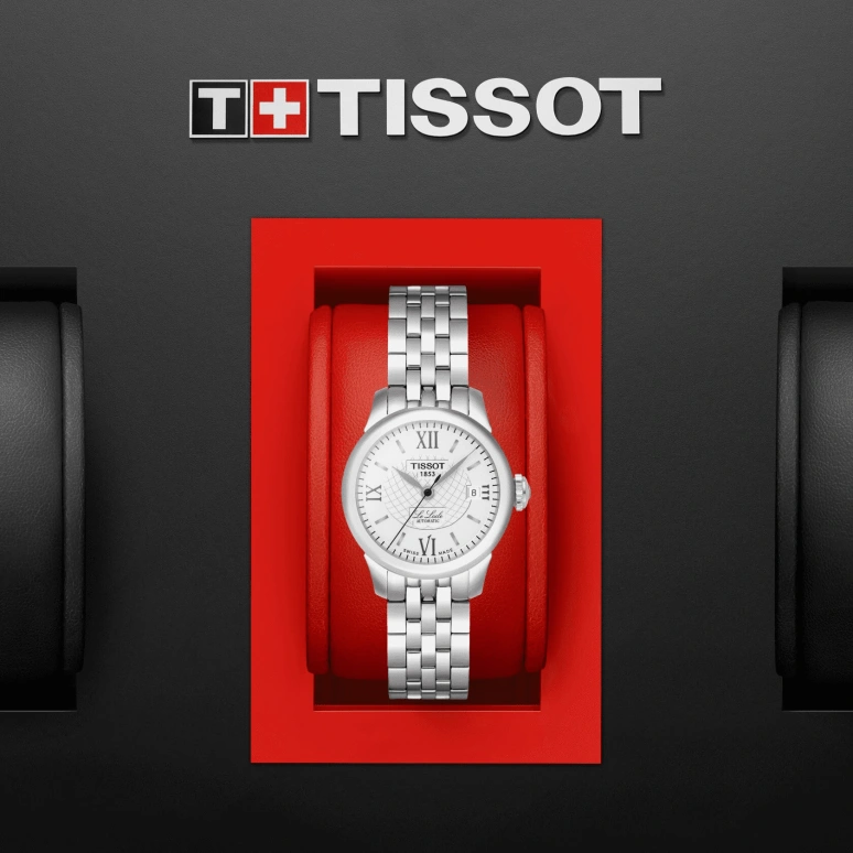 Tissot,Le Locle 25.30mm,25.30mm,Stainless Steel,Silver,Automatic,Date,38hours,T41,T41.1.183.33