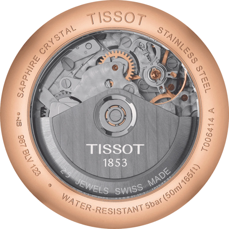 Tissot,Le Locle 42.30mm,42.30mm,Stainless Steel,Bronze,Automatic,Chronograph,Date,Day,T006,T006.414.36.443.00