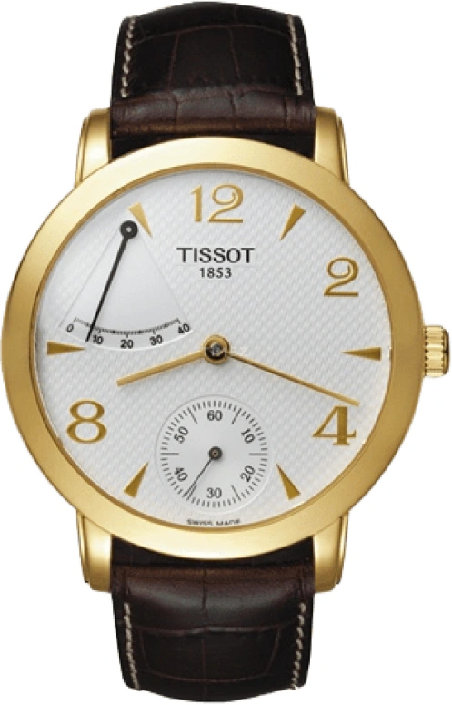 Tissot,Sculpture 42.40mm,42.40mm,Yellow Gold,Silver,Handwound,Hollow Out,46hours,T71,T71.3.459.34