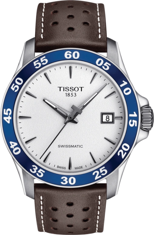 Tissot,V8 42.50mm,42.50mm,Stainless Steel,Silver,Automatic,Date,72hours,T106,T106.407.16.031.00