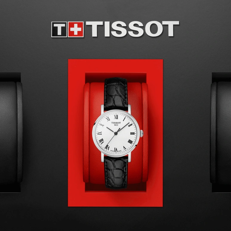 Tissot,Everytime 30mm,30mm,Stainless Steel,Silver,Quartz,Day,Sapphire,T109,T109.210.16.033.00