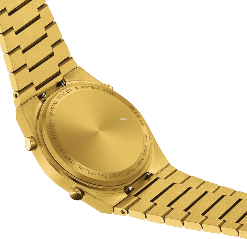 Tissot,PRX 34.60x35mm,34.60x35mm,Stainless Steel,Gold,Quartz,Smartwatch,Sapphire,Crystal Glass,T137,T137.263.33.020.00