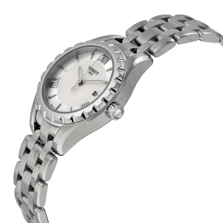 Tissot,T-Lady 28mm,28mm,Stainless Steel,White,Quartz,Day,26280hours,T072,T072.010.11.118.00