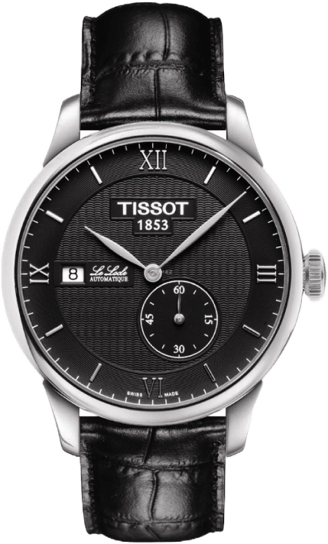 Tissot,Le Locle 39.30mm,39.30mm,Stainless Steel,Black,Automatic,Chronograph,Date,T006,T006.428.16.058.00