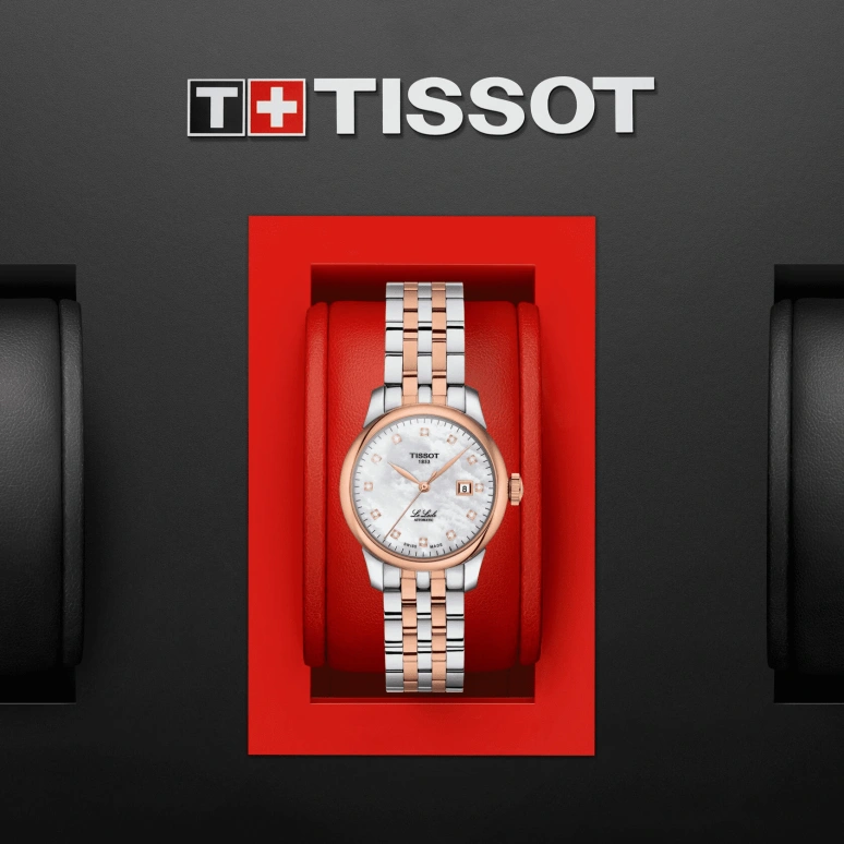 Tissot,Le Locle 29mm,29mm,Stainless Steel,White,Automatic,Date,38hours,T006,T006.207.22.116.00