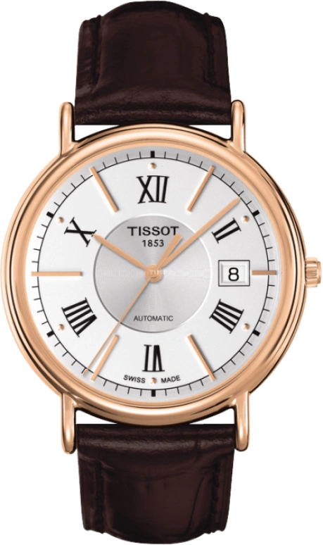 Tissot,Carson 40mm,40mm,Rose Gold,Silver,Automatic,Chronograph,Date,T907,T907.407.76.038.00