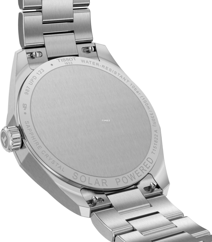 Tissot,PRC 100 34mm,34mm,Stainless Steel,Silver,Quartz,Day,Solar Charging,T151,T151.822.11.031.00