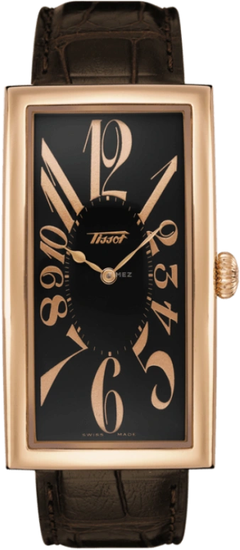 Tissot,Heritage 26.80mm,26.80mm,Rose Gold,Black,Handwound,42hours,Sapphire,T71,T71.8.718.52