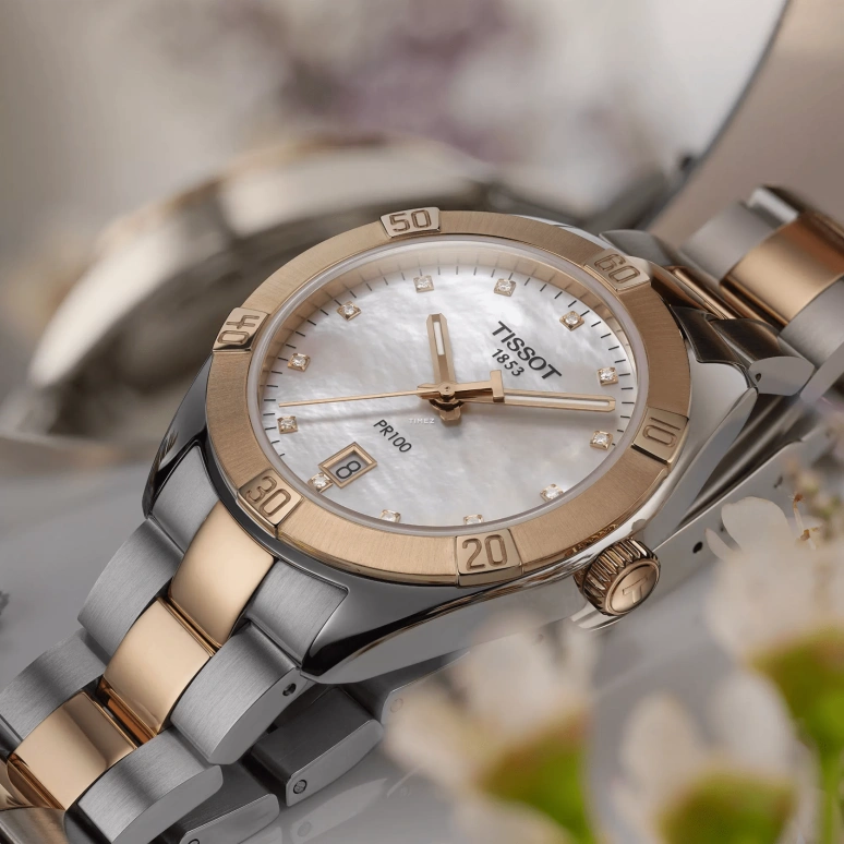 Tissot,PR 100 36mm,36mm,Stainless Steel,White,Quartz,Day,26280hours,T101,T101.910.22.116.00