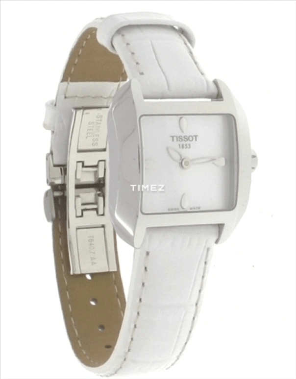 Tissot,T-Wave 25mm,25mm,Stainless Steel,Silver,Quartz,Sapphire,Crystal Glass,Square,T02,T02.1.255.71