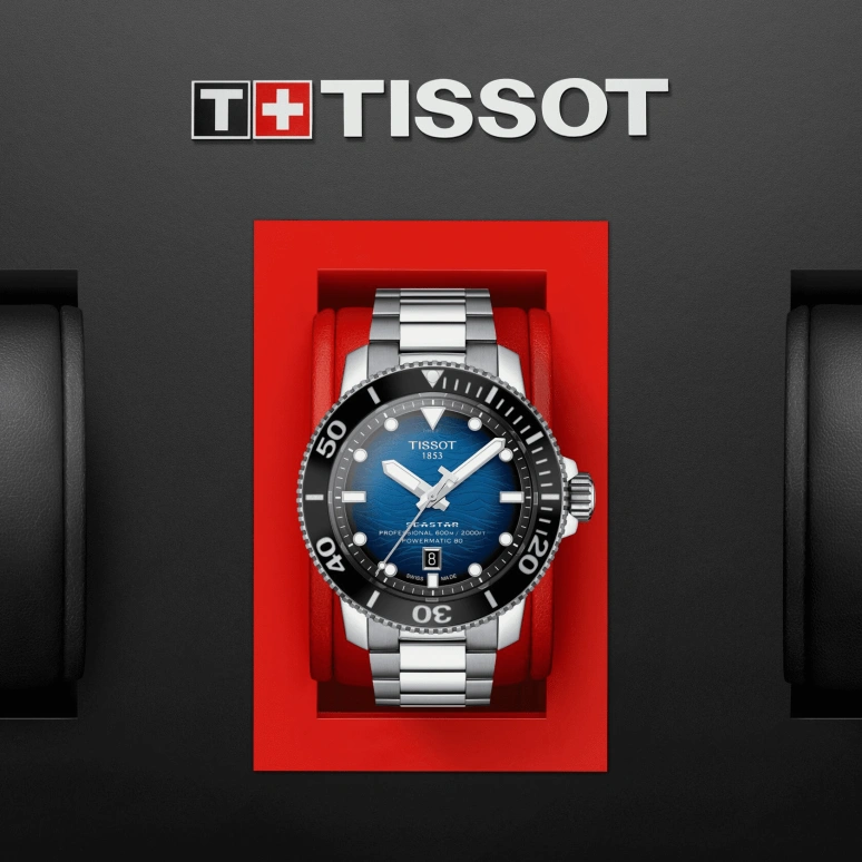 Tissot,Seastar 46mm,46mm,Ceramic,Stainless Steel,Blue,Automatic,Chronograph,Date,Hollow Out,T120,T120.607.11.041.01