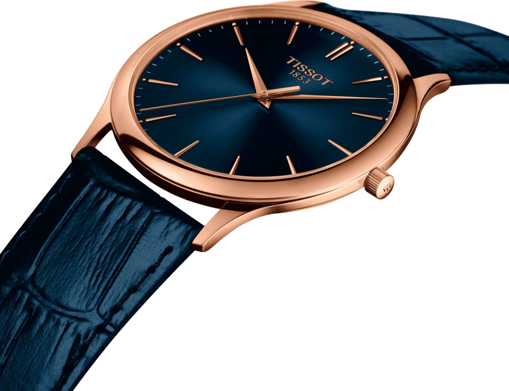 Tissot,T-Gold 40mm,40mm,Rose Gold,Blue,Quartz,Day,Sapphire,T926,T926.410.76.041.00