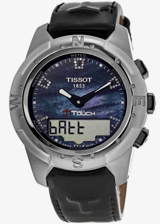 Tissot,Touch 43mm,43mm,Titanium Gold,Blue,Quartz,Perpetual Calendar,Sapphire,Crystal Glass,T047,T047.220.46.126.00