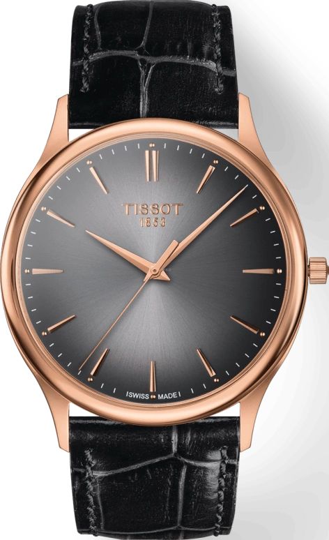 Tissot,T-Gold 40mm,40mm,Rose Gold,Grey,Quartz,Day,Sapphire,T926,T926.410.76.061.00