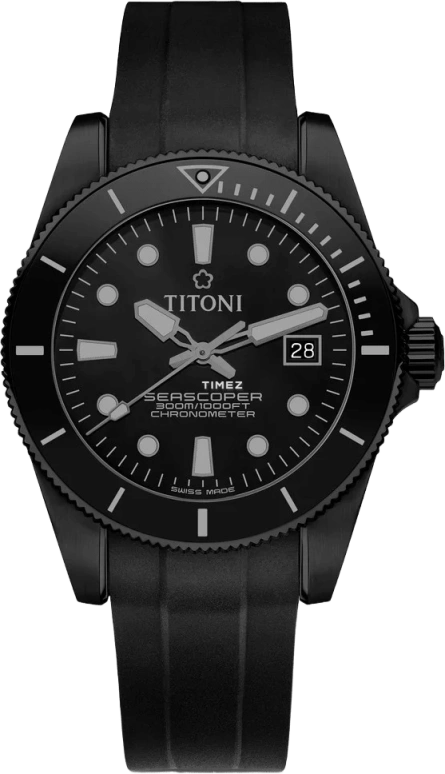 Titoni SEASCOPER 83300 B-BK-R-716