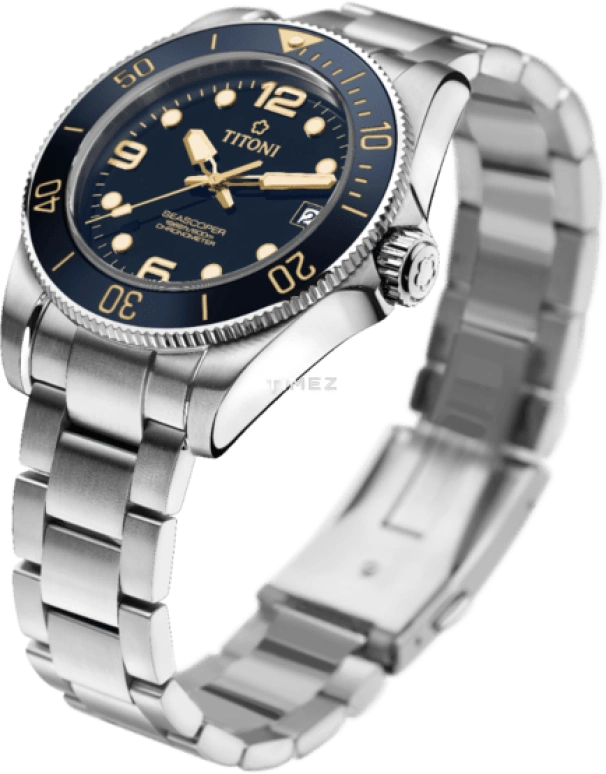 梅花,海洋探索 42毫米,42毫米,精钢,陶瓷,蓝色,自动上弦,日历,72小时,83601 S,83601 S-BO-255